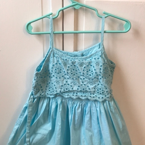 Minnie Minors Light Blue Spaghetti Strap Dress - Picture 2 of 4